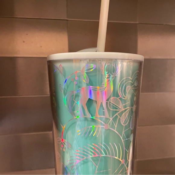 Starbucks Winter Holiday Color Changing Mint Green Venti Tumbler - Picture 10 of 14